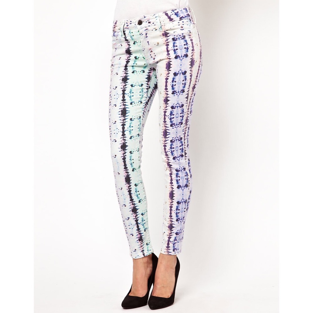 Joes Jeans Snake Tie Dye Skinny Jeans
